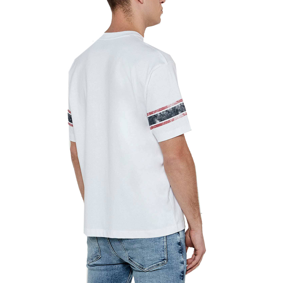 T-shirt GUESS Logo M5RI79 K8FQ4 Biały Oversize