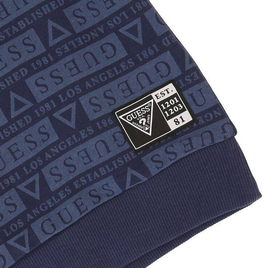 Bluza Dziecięca GUESS Logo L1YQ00 KA6R0 Granatowa