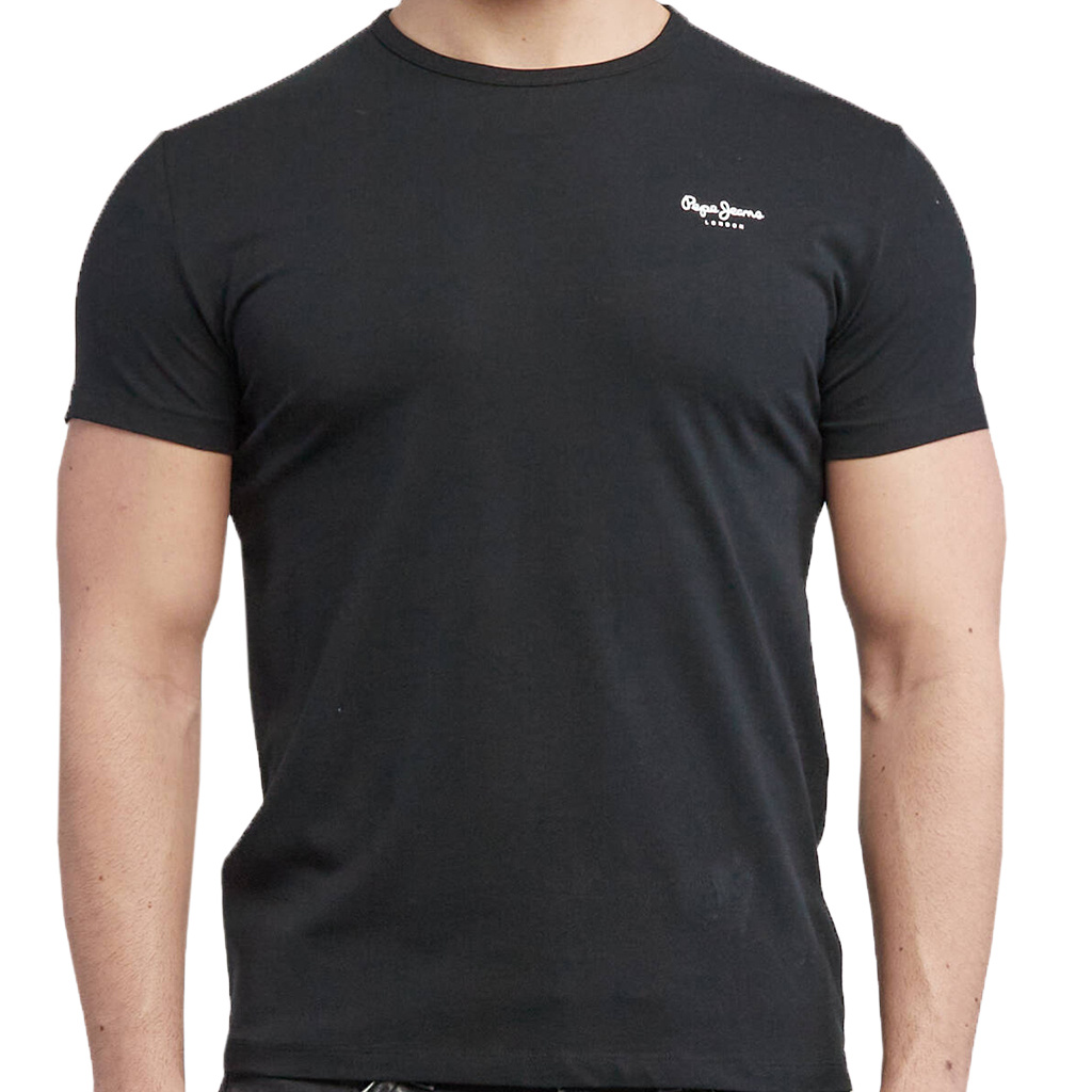 T-shirt Męski PEPE JEANS Jack PM508663 Czarny
