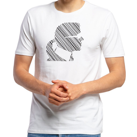 T-shirt Męski KARL LAGERFELD KL20MTS01 Biały