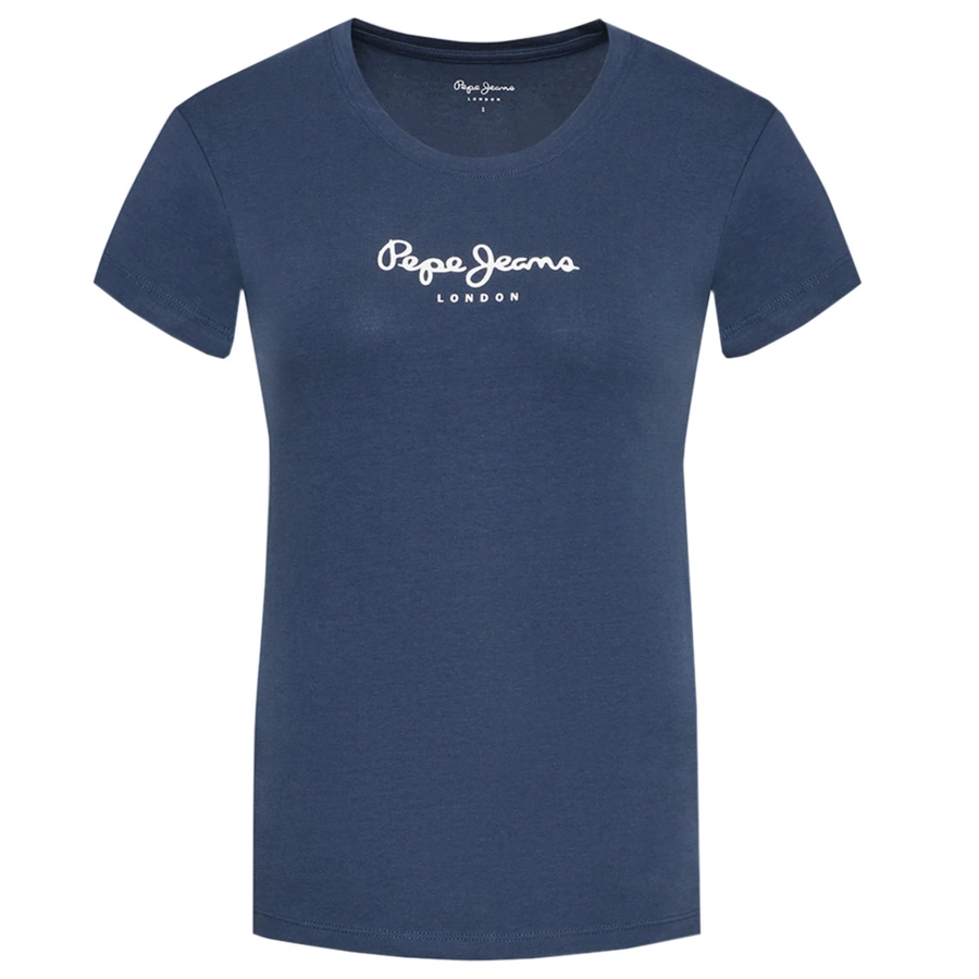 T-shirt PEPE JEANS New Virgina PL505202 Granatowy