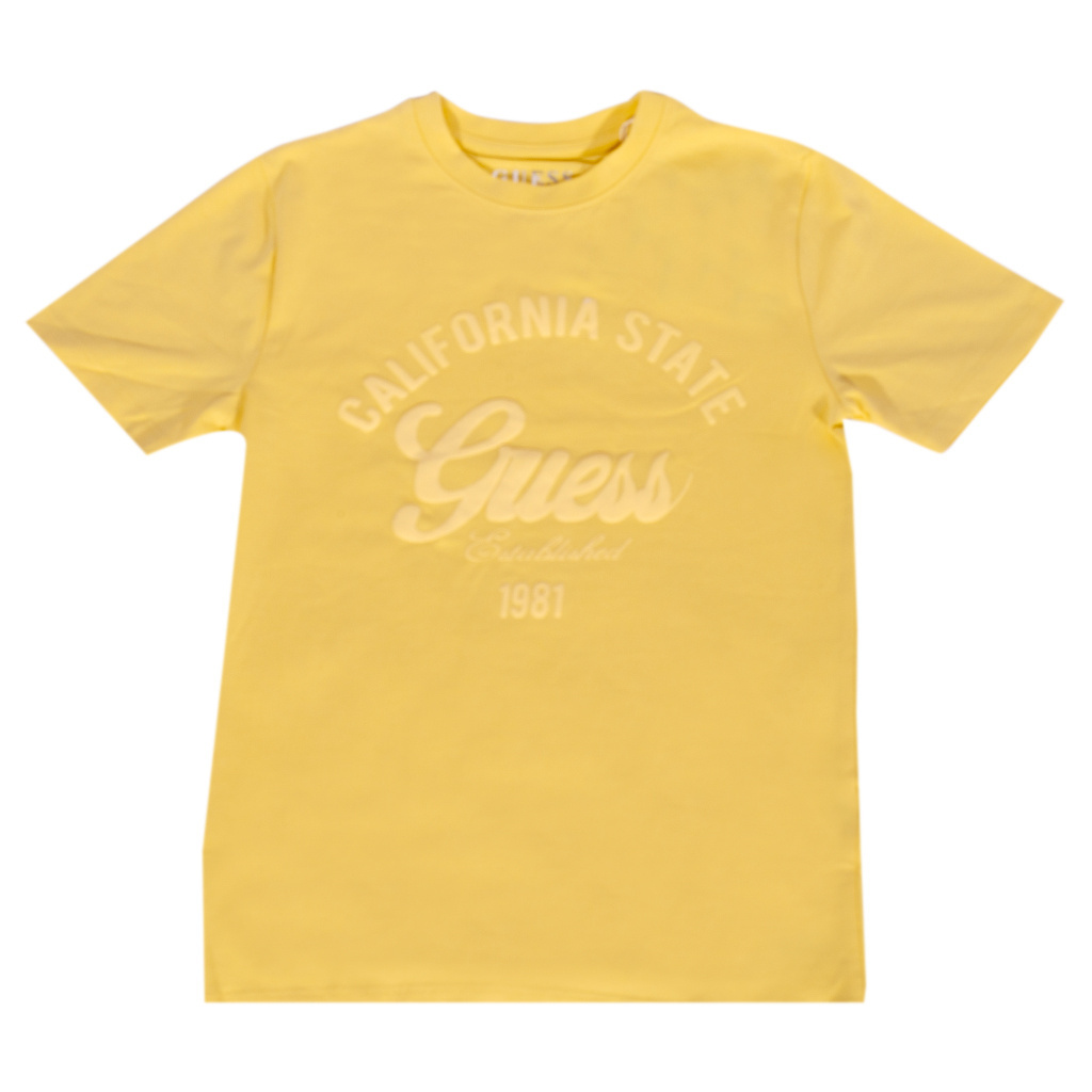 T-shirt Dzieciecy GUESS L2GI12 K6XN0 Żółty