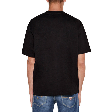 T-shirt Męski GUESS M4YI44 K8FQ4 Oversize Czarny