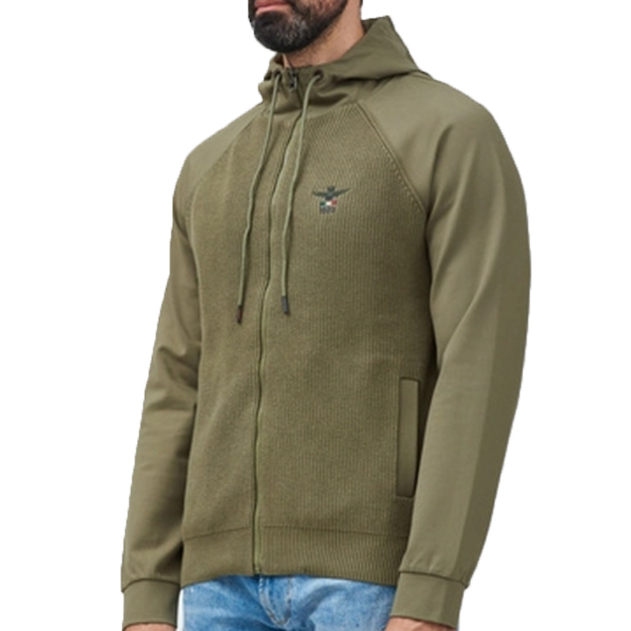 Sweter Męski AERONAUTICA MILITARE 242AM1369L529 Zielony
