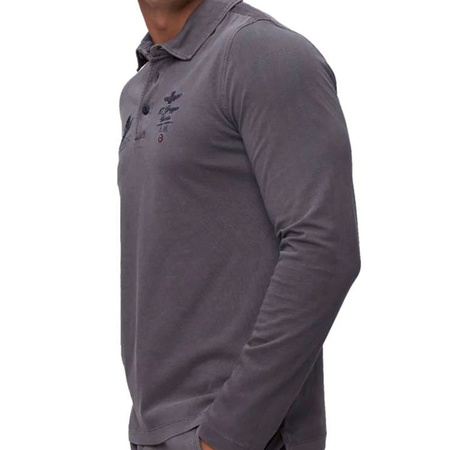 Koszulka Polo Aeronautica Militare 242PO1809J633 Grafitowy