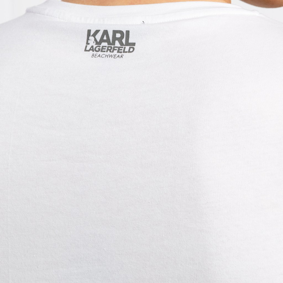 T-shirt Męski KARL LAGERFELD KL20MTS01 Biały