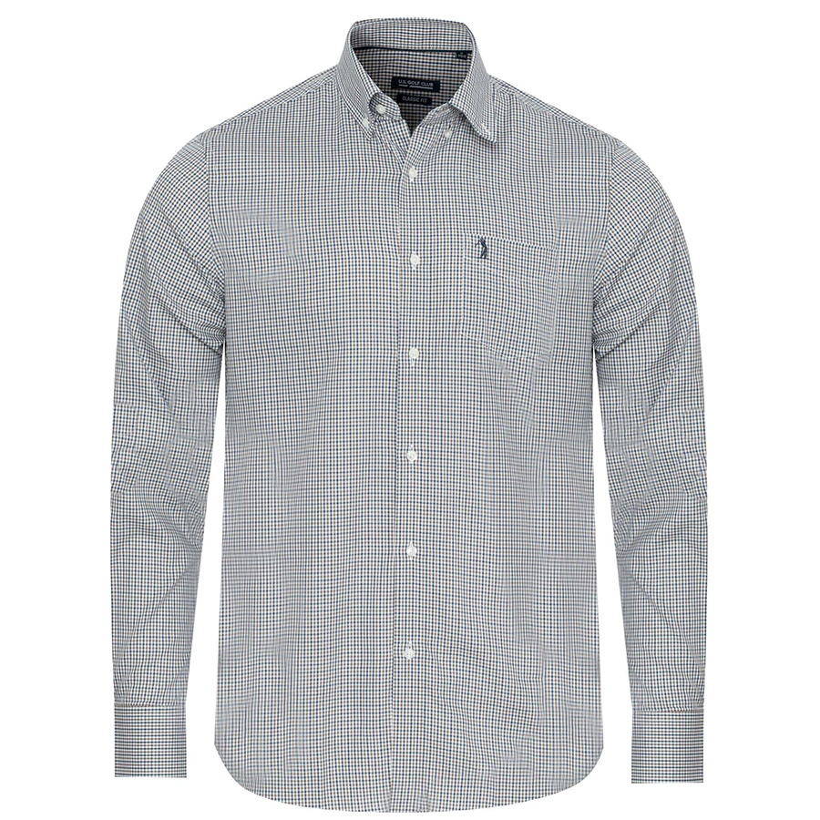 Koszula Męska  U.S. GOLF CLUB D003276 Kratka 