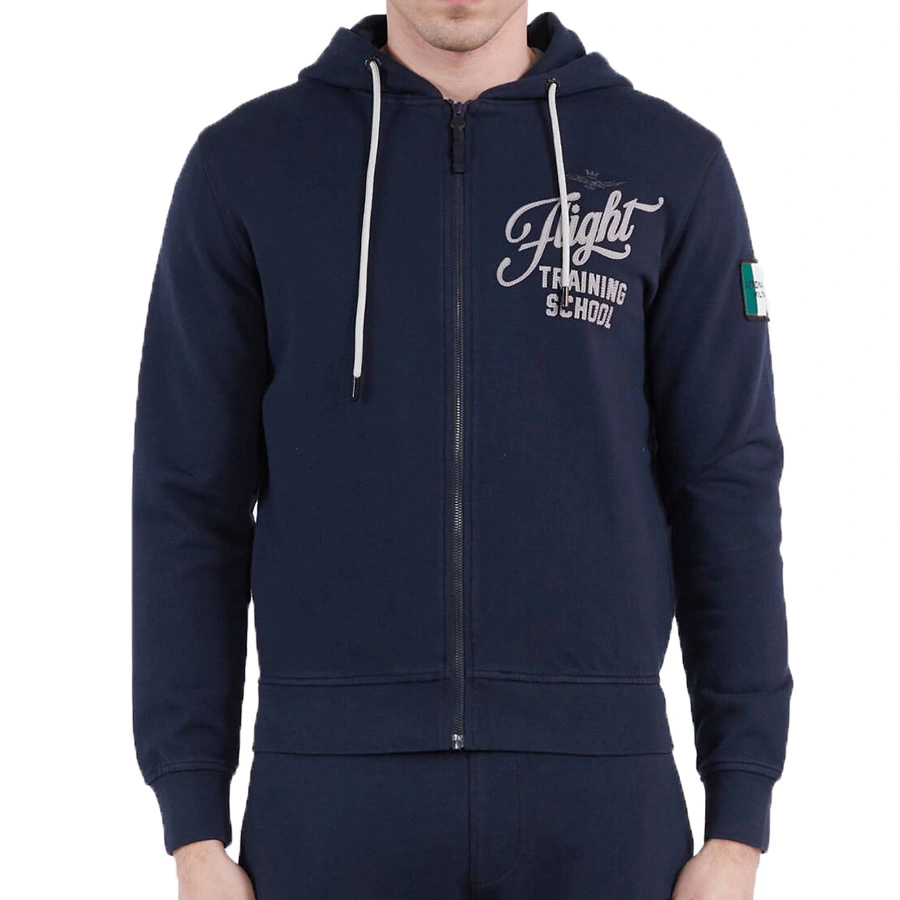 Bluza AERONAUTICA MILITARE FE1748F488 Granatowa