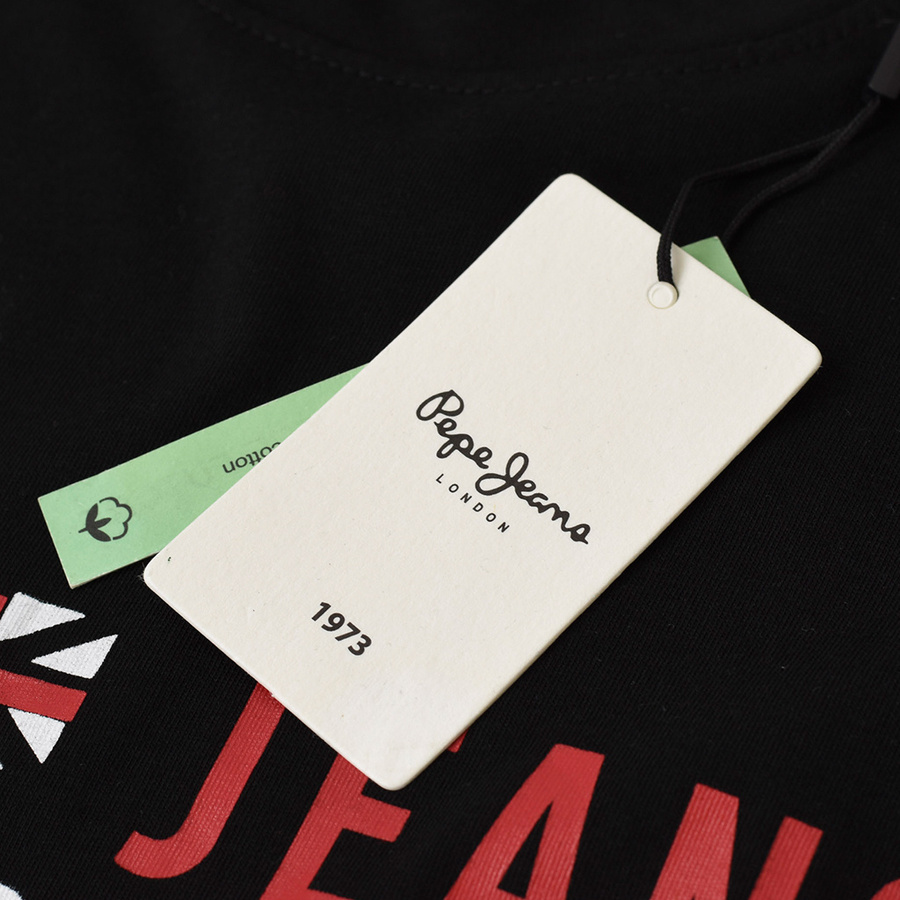 T-shirt Męski PEPE JEANS Oldwive PM508942 Czarny