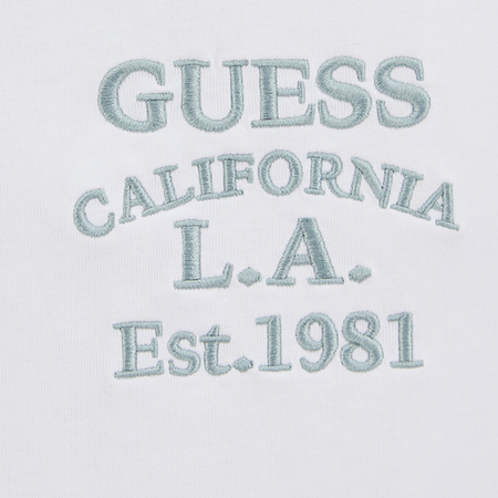 T-shirt Męski Logo GUESS M5RI35 K8FQ4 Biały