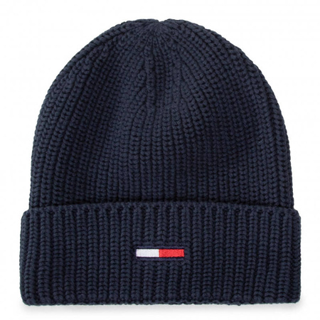 Czapka TOMMY JEANS Basic Flag Rib AM0AM05191 