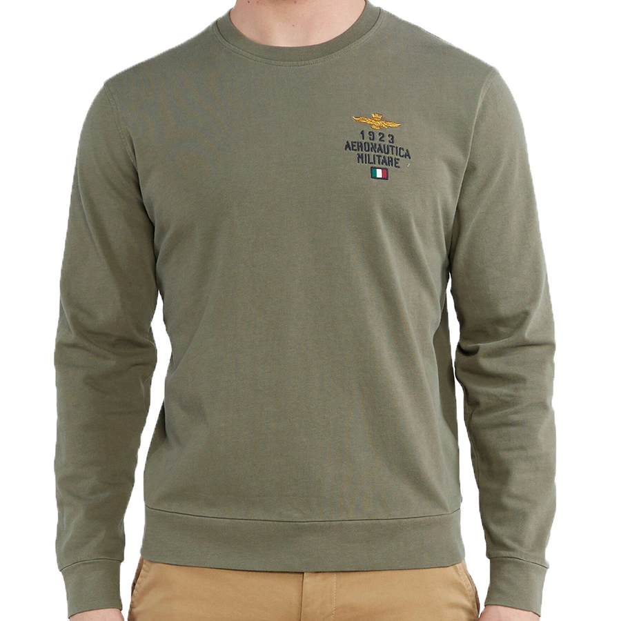Bluza AERONAUTICA MILITARE FE1801J582 Zielona
