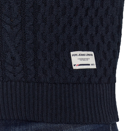 Sweter Męski PEPE JEANS Sly PM702378 Granatowy