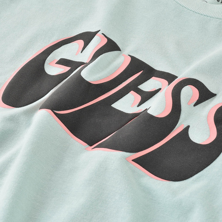 T-shirt Męski GUESS M0BI59 J1300 Miętowy