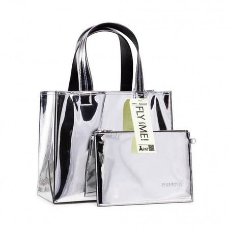 Torebka PATRIZIA PEPE 2VA060/A9R7-S298 Silver 
