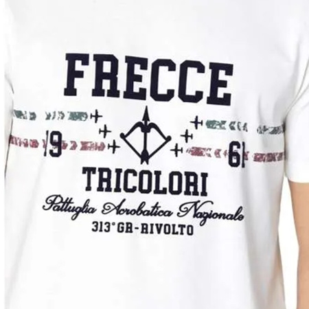 T-shirt Męski Aeronautica Militare 242TS2336J641 Biały