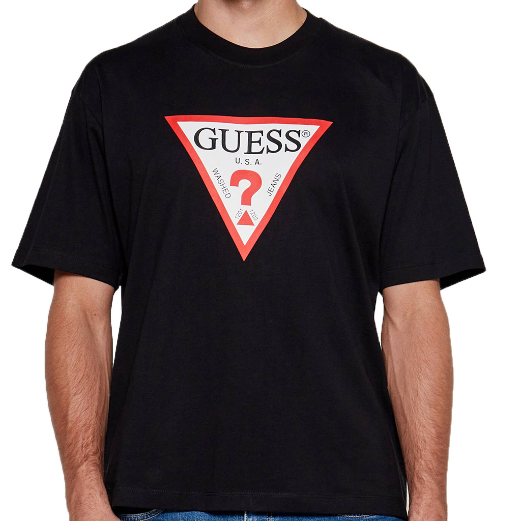 T-shirt Męski GUESS M4YI45 K8FQ4 Oversize