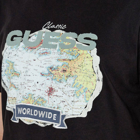 T-Shirt Męski GUESS M5RI10 I3Z14 Czarny