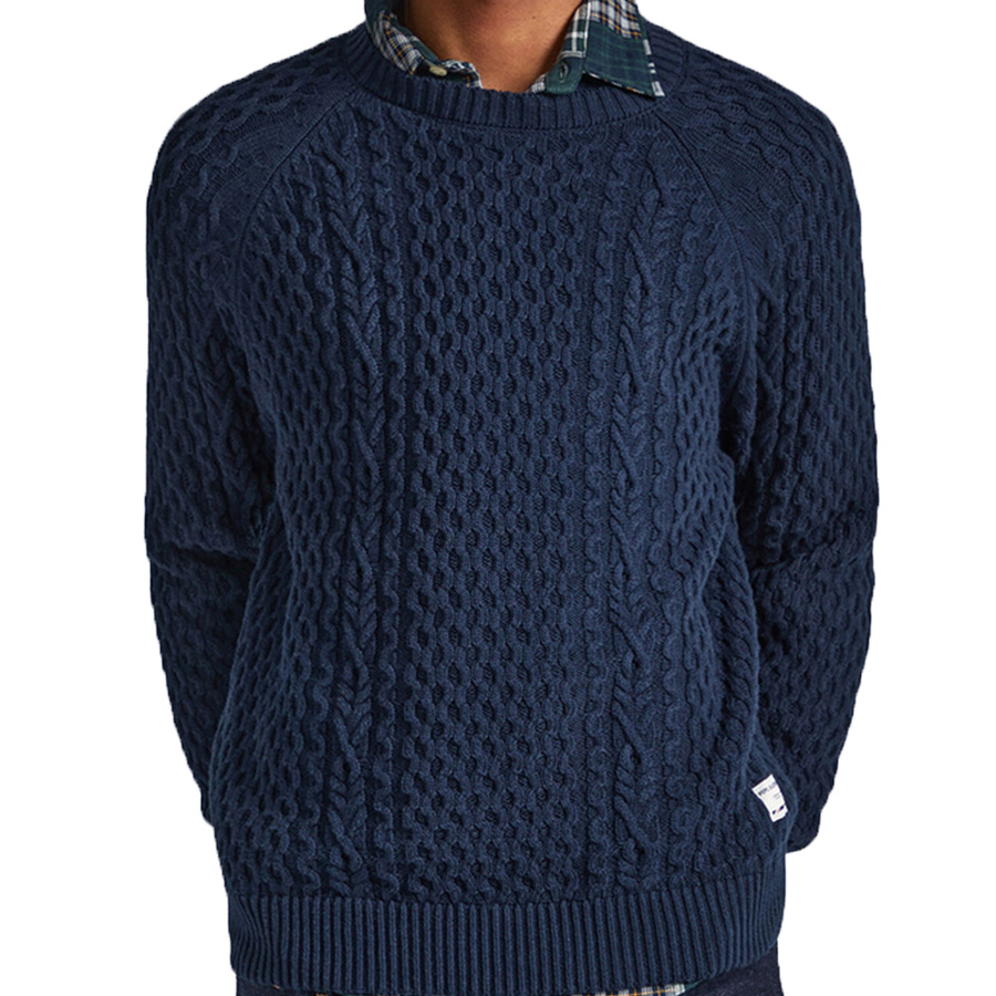 Sweter Męski PEPE JEANS Sly PM702378 Granatowy