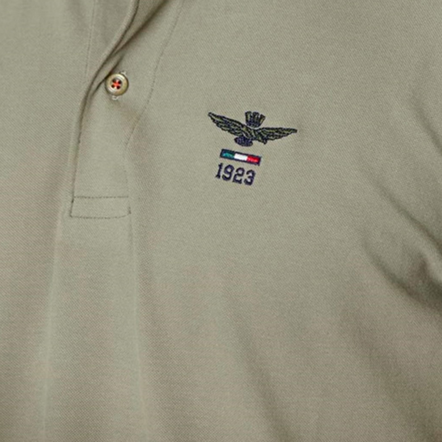 Koszulka Polo Aeronautica Militare 242PO1799P191 Zielona