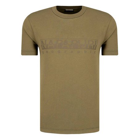 T-shirt Męski NAPAPIJRI N0YIJ9 Regular Fit Khaki