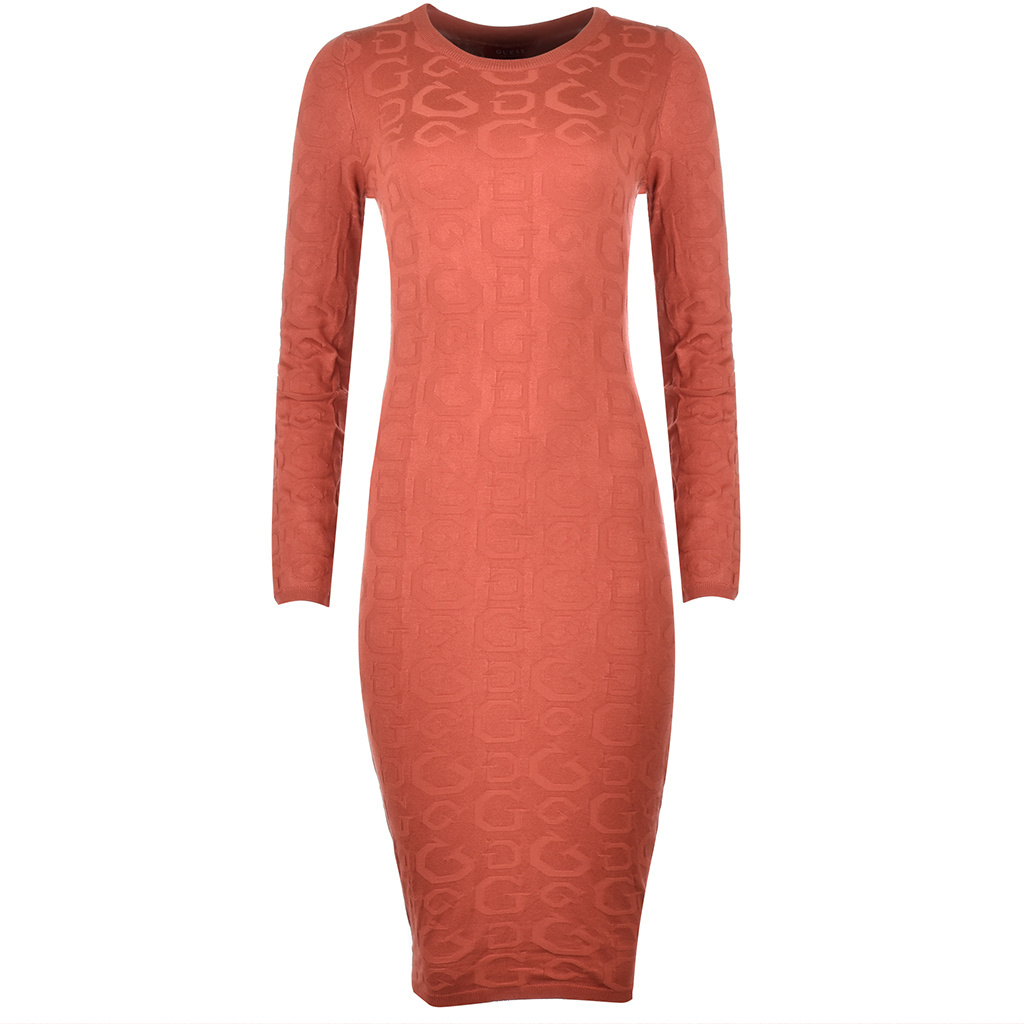 Sukienka Dzianinowa GUESS X1O110 KAK90 Orange