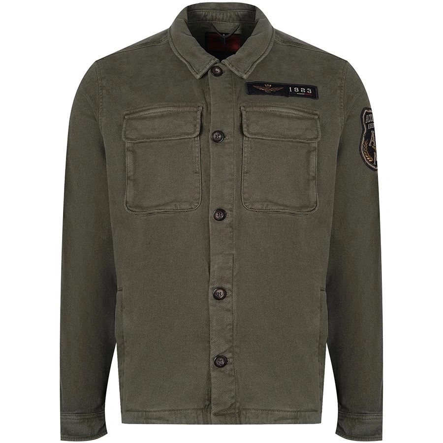 Kurtka Aeronautica Militare 242AC026CT3371 Zielony