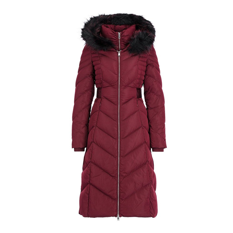 Płaszcz Damski GUESS W94L83 W94G0 Bordowy