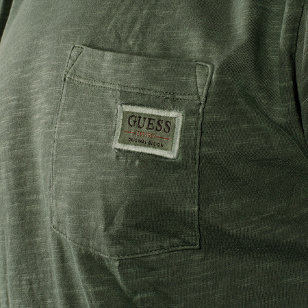 T-Shirt Męski GUESS M3RI30 KBL31 Khaki