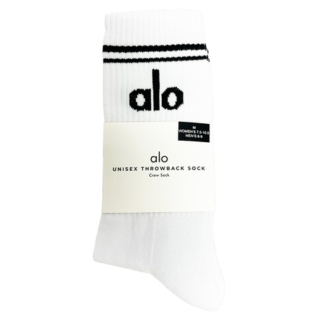 Skarpety ALO YOGA A0339U UNISEX Białe