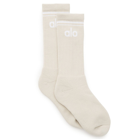 Skarpety ALO YOGA A0043W UNISEX Beżowy