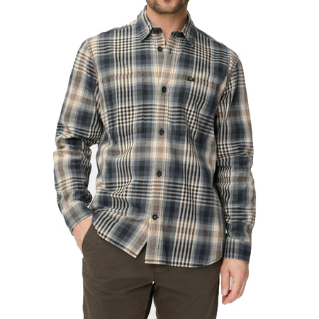 Koszula Męska CAMEL ACTIVE 409117-6S17-88 w kratę Szara