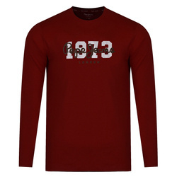 Longsleeve PEPE JEANS Flag Logo PM508273 Bordowy