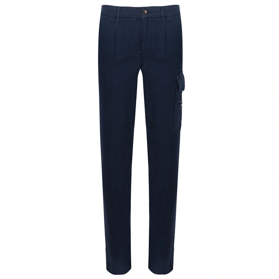 Spodnie Aeronautica Militare 242PA1614CT3371 Granatowe