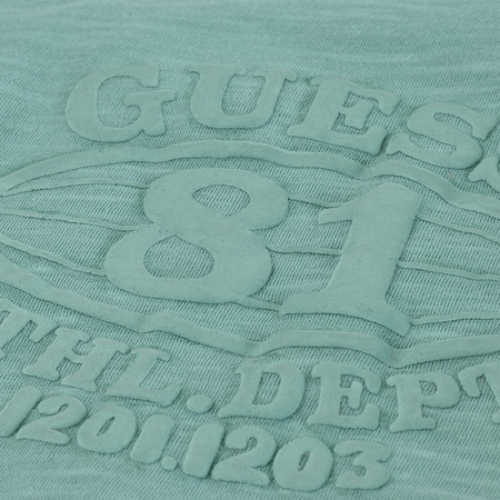 T-Shirt Męski GUESS Logo M2BI75 K9RM3 Miętowy