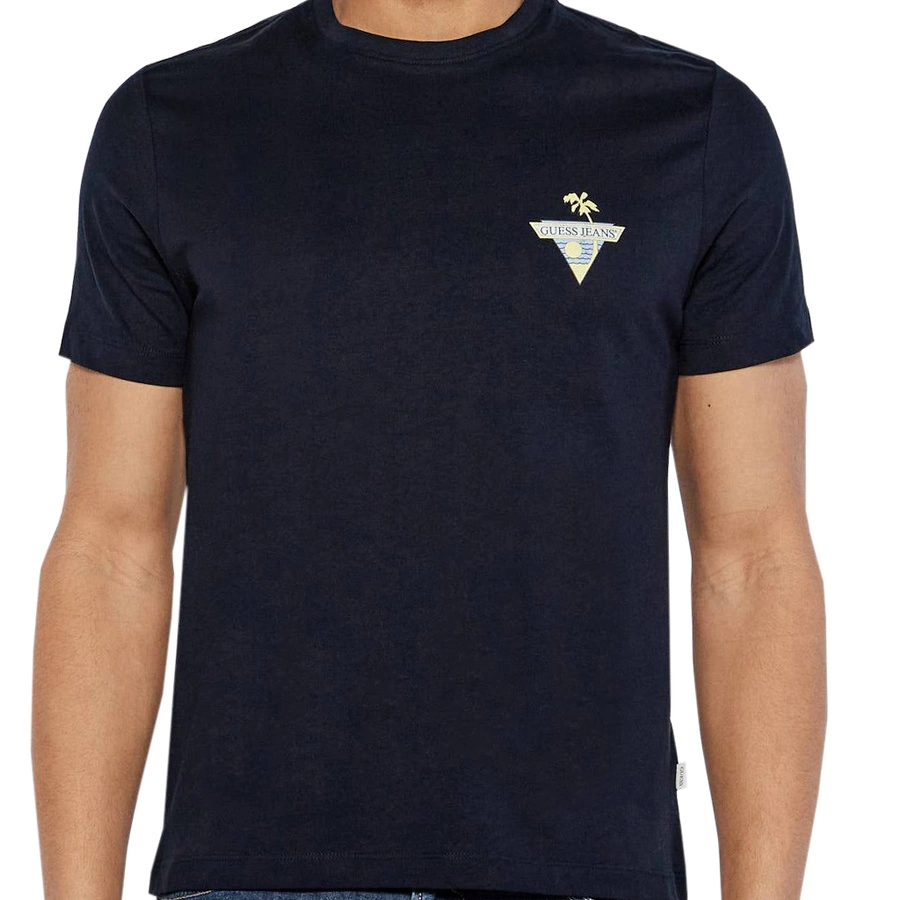 T-shirt Męski GUESS M5GI55 K8FQ4 Granatowy