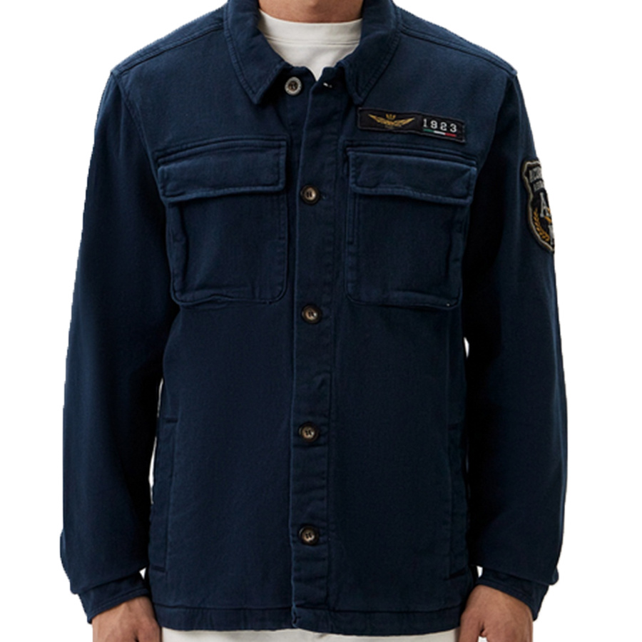 Kurtka Aeronautica Militare 242AC026CT3371 Granatowy