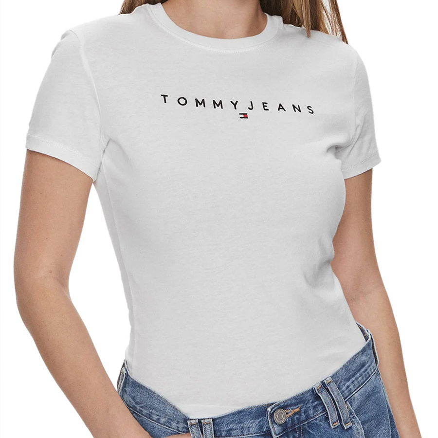 T-shirt Damski TOMMY JEANS Linear DW0DW17361