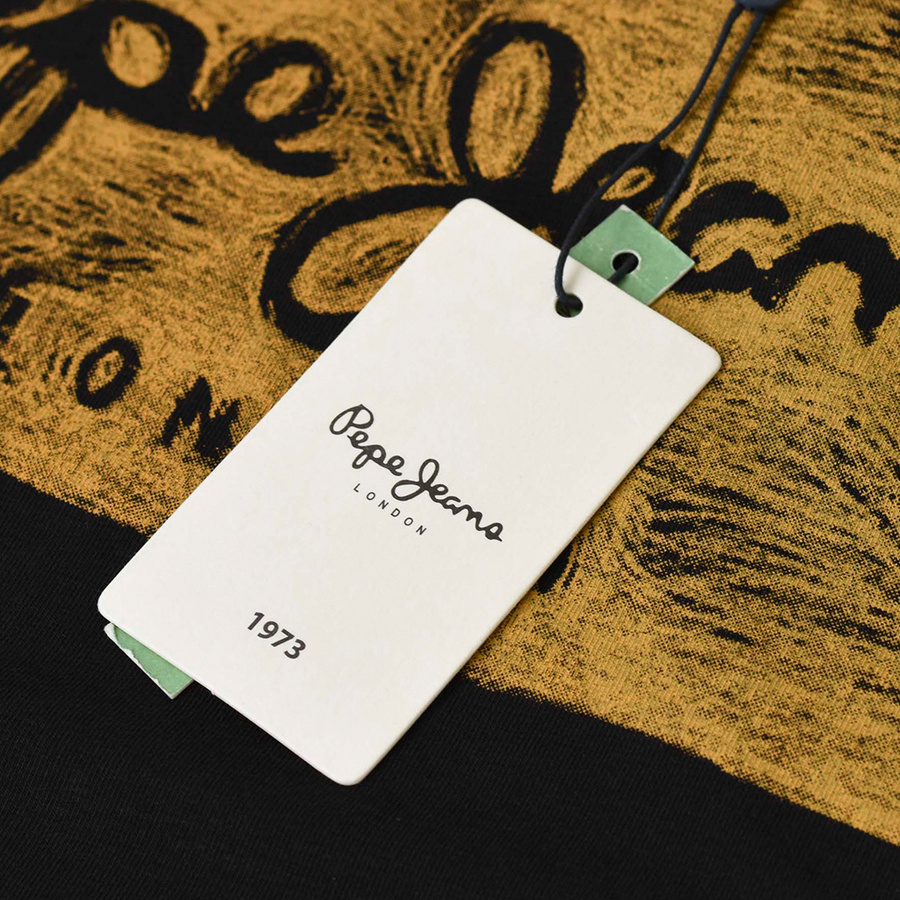 T-shirt Męski PEPE JEANS Oldwive PM508942 Czarny