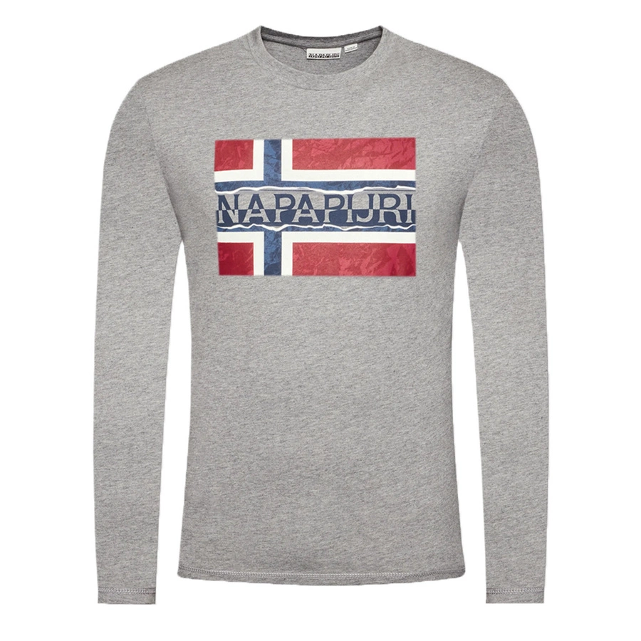 Longsleeve Męski NAPAPIJRI Sench NP0A4FRQ Szary