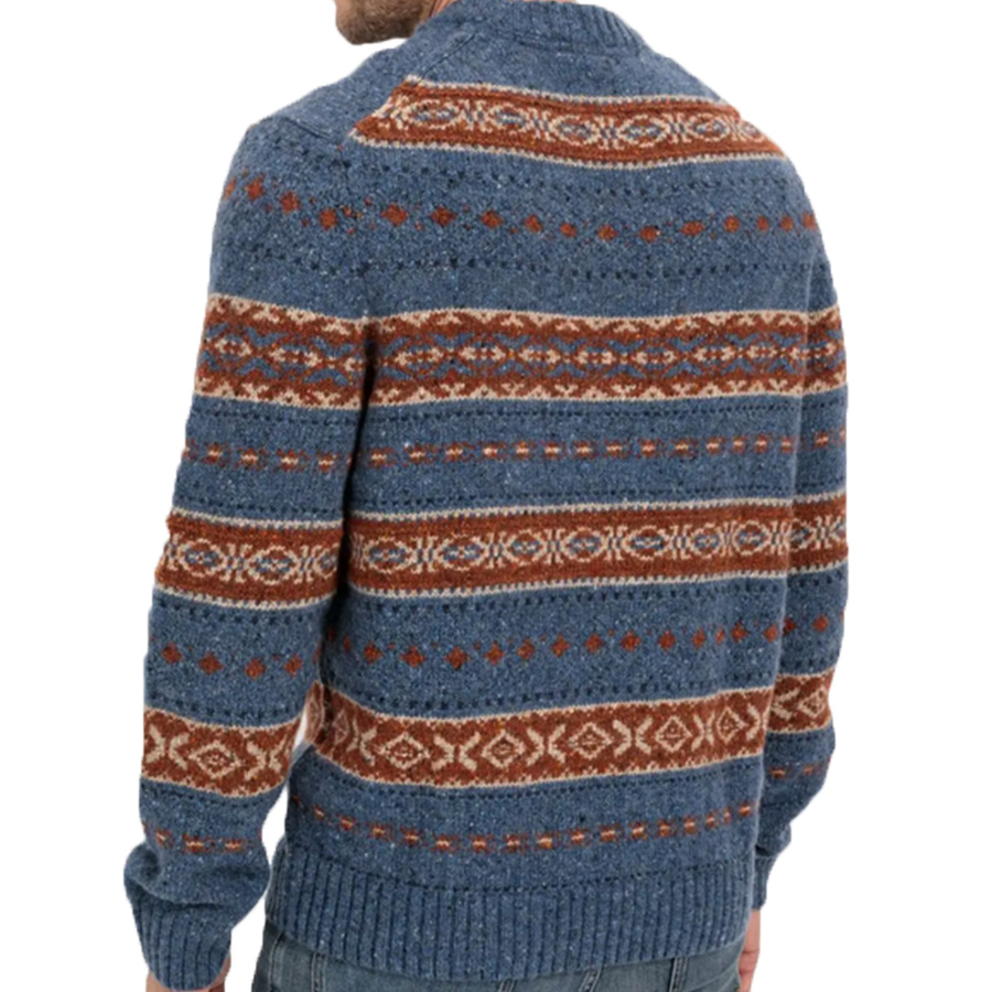 Sweter Wełniany CAMEL ACTIVE 409500 4K35 Niebieski