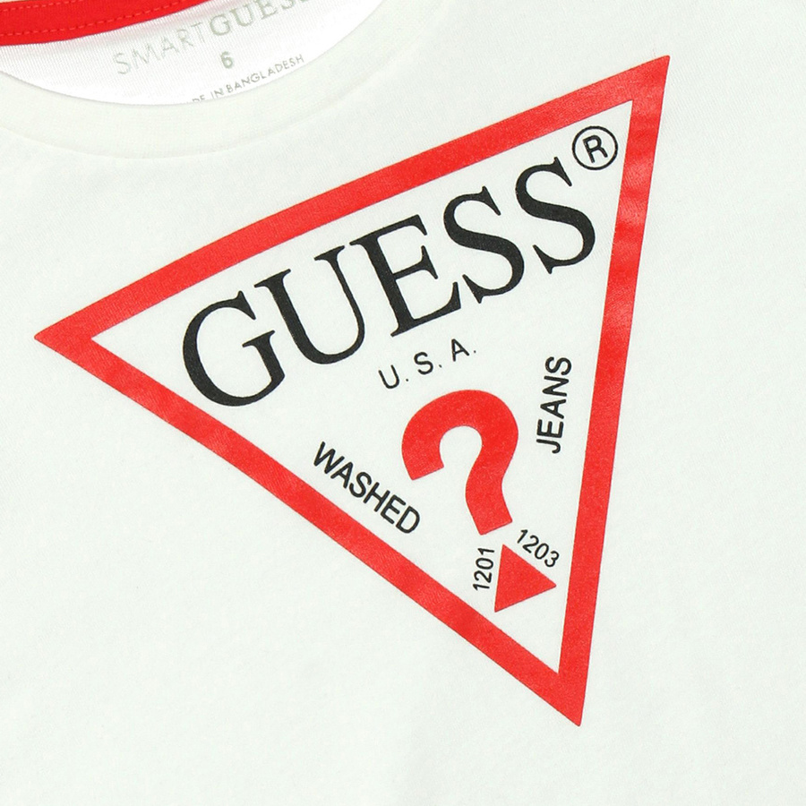 Bluzka Dziecieca GUESS N84I24 K8HM0 Biała