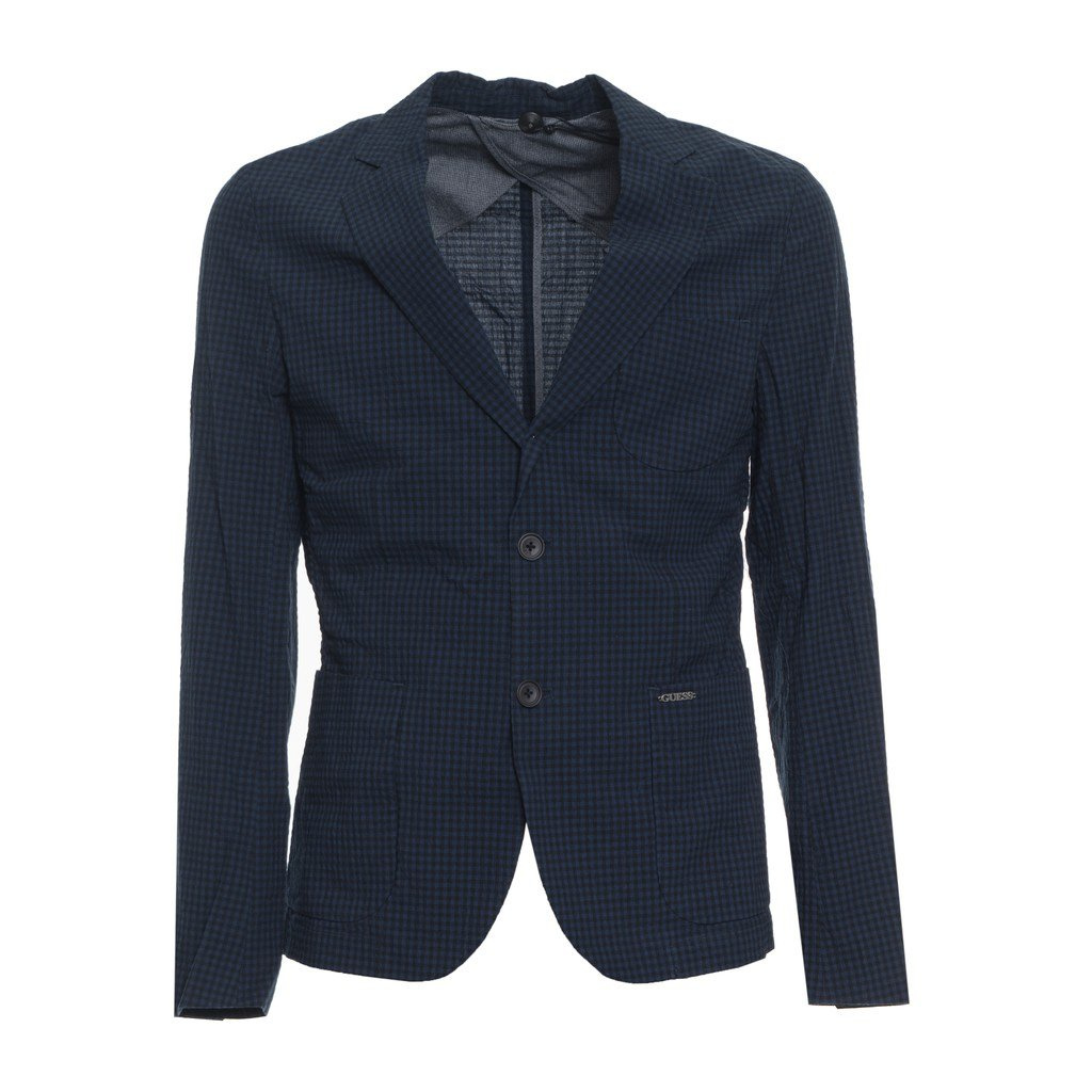 Marynarka Męska GUESS M72N27 W8D10 Granatowa
