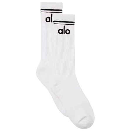 Skarpety ALO YOGA A0339U UNISEX Białe