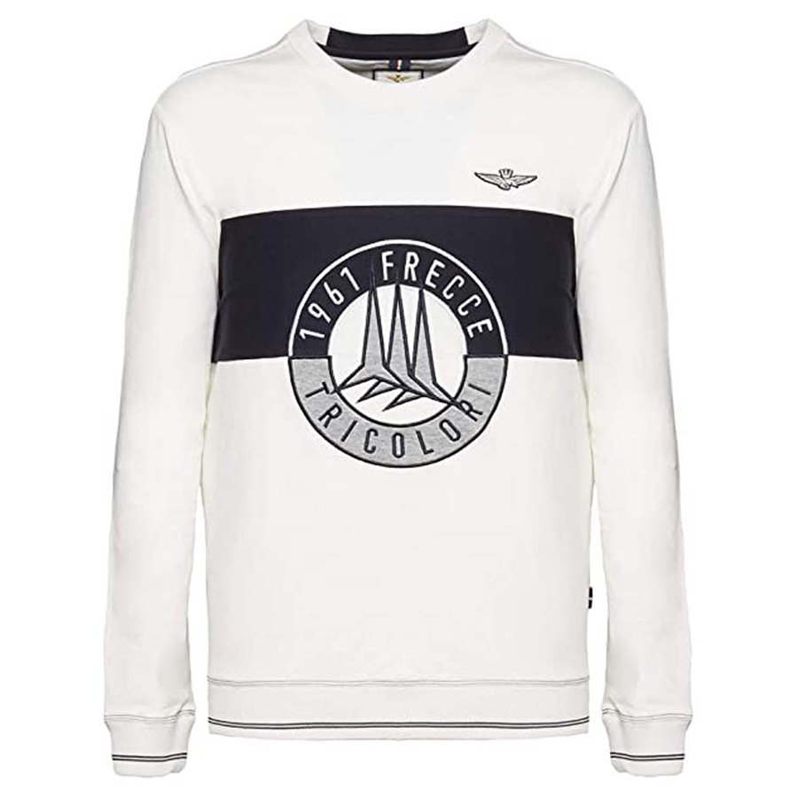 Bluza AERONAUTICA MILITARE 201FE1464F397 Biała