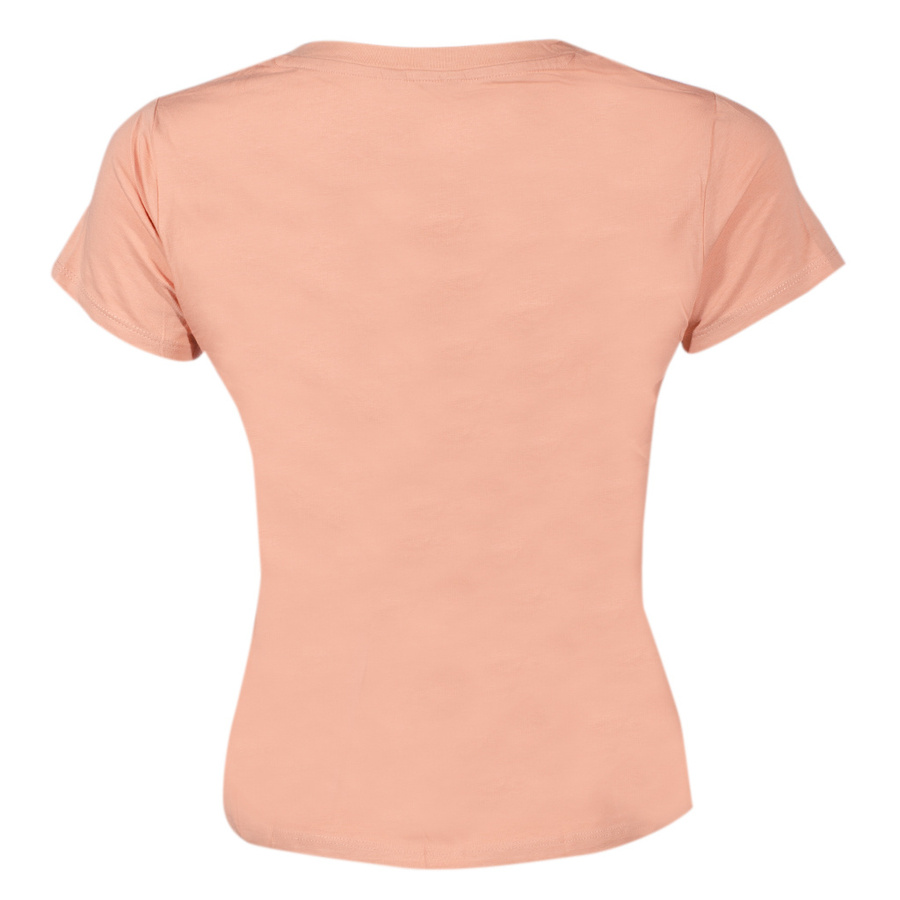 T-Shirt Damski GUESS Logo M1RI32 J1311 Różowy