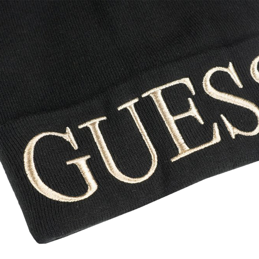 Czapka Damska Zimowa GUESS AW8728 WOL01 Czarna
