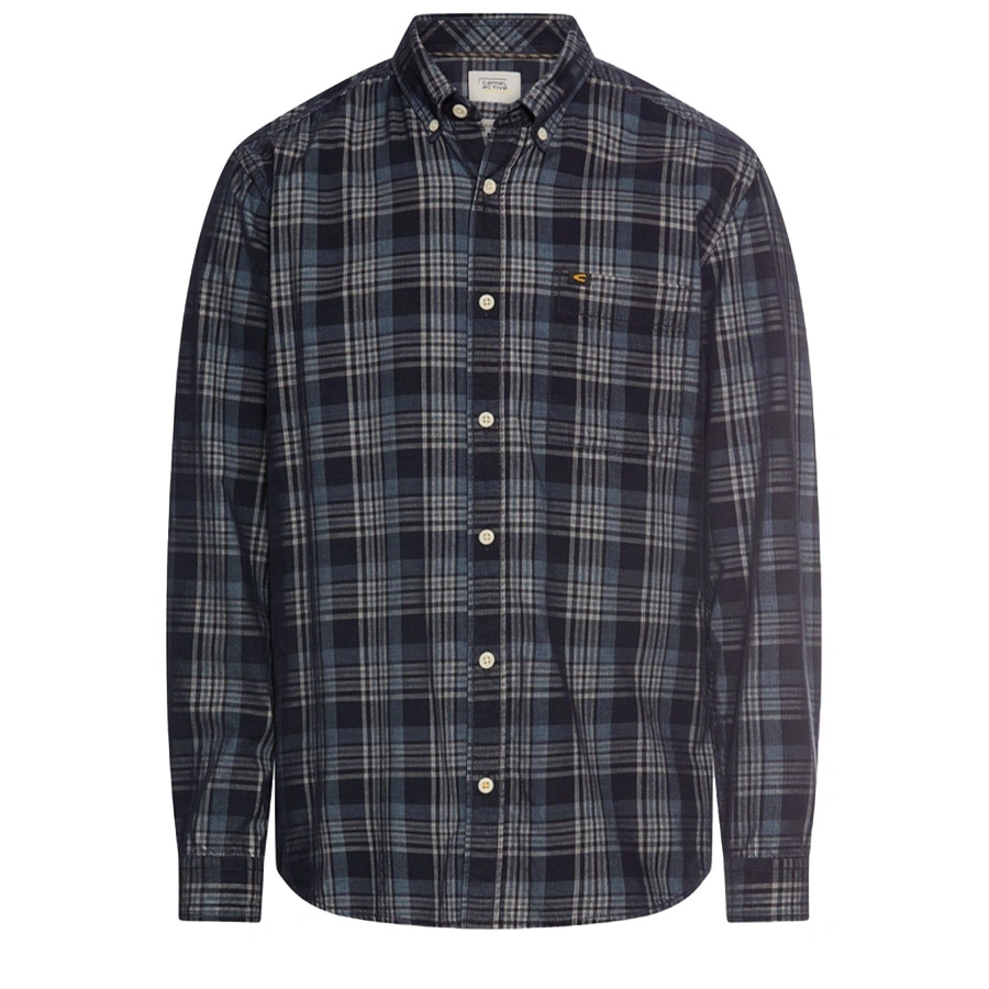 Koszula Męska CAMEL ACTIVE 409143-6S43 w kratę Niebieska