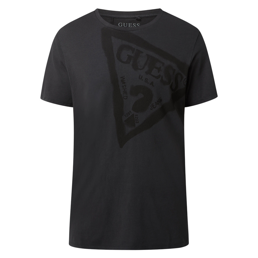 T-Shirt Męski GUESS M1YI85 K8FQ1 Grafitowy