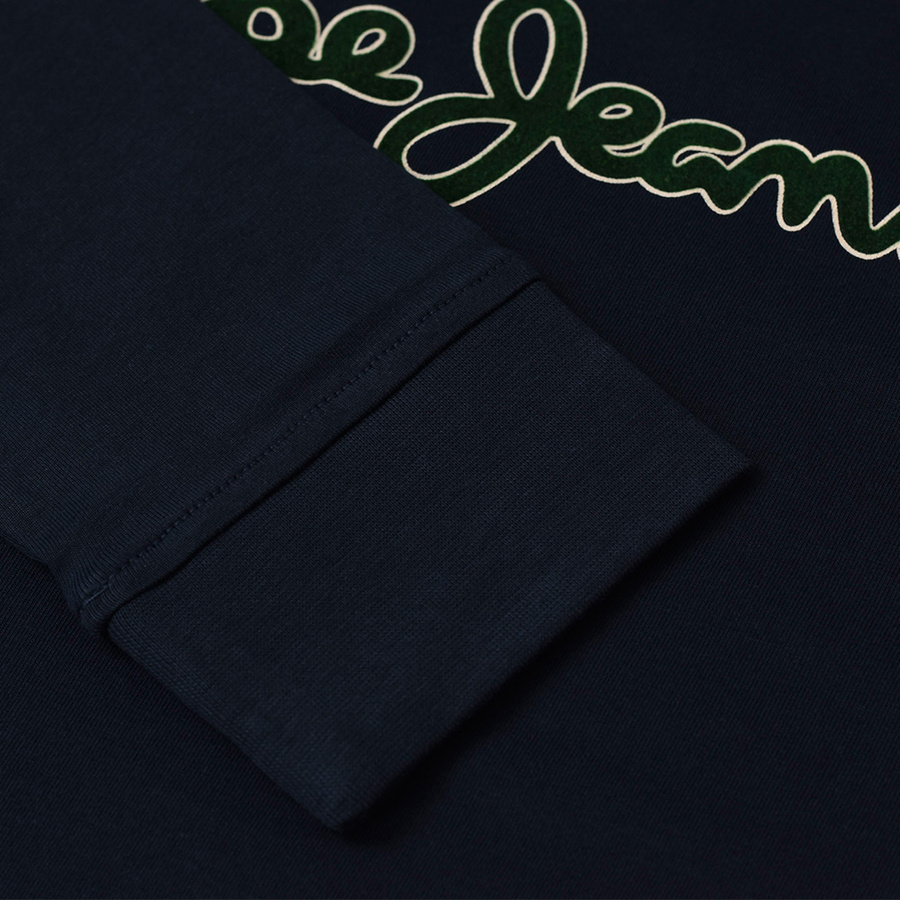 Longsleeve PEPE JEANS Logo PM508273 Granatowy